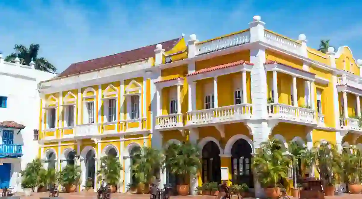 Cartagena is steeped in culture, as seen in the colonial architecture