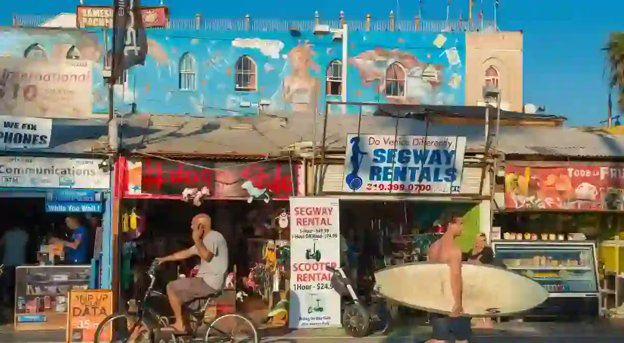 Take a tour of famous Venice Beach