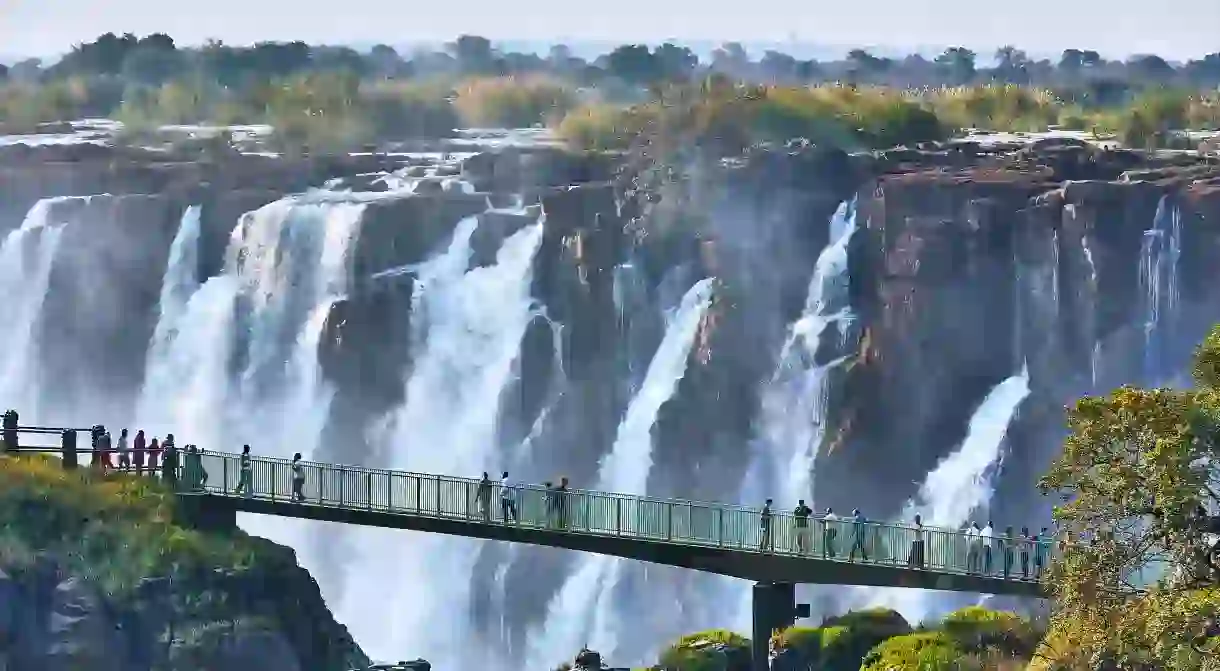 Victoria Falls – a day trip from Johannesburg, in Zambia – is the worlds largest waterfall