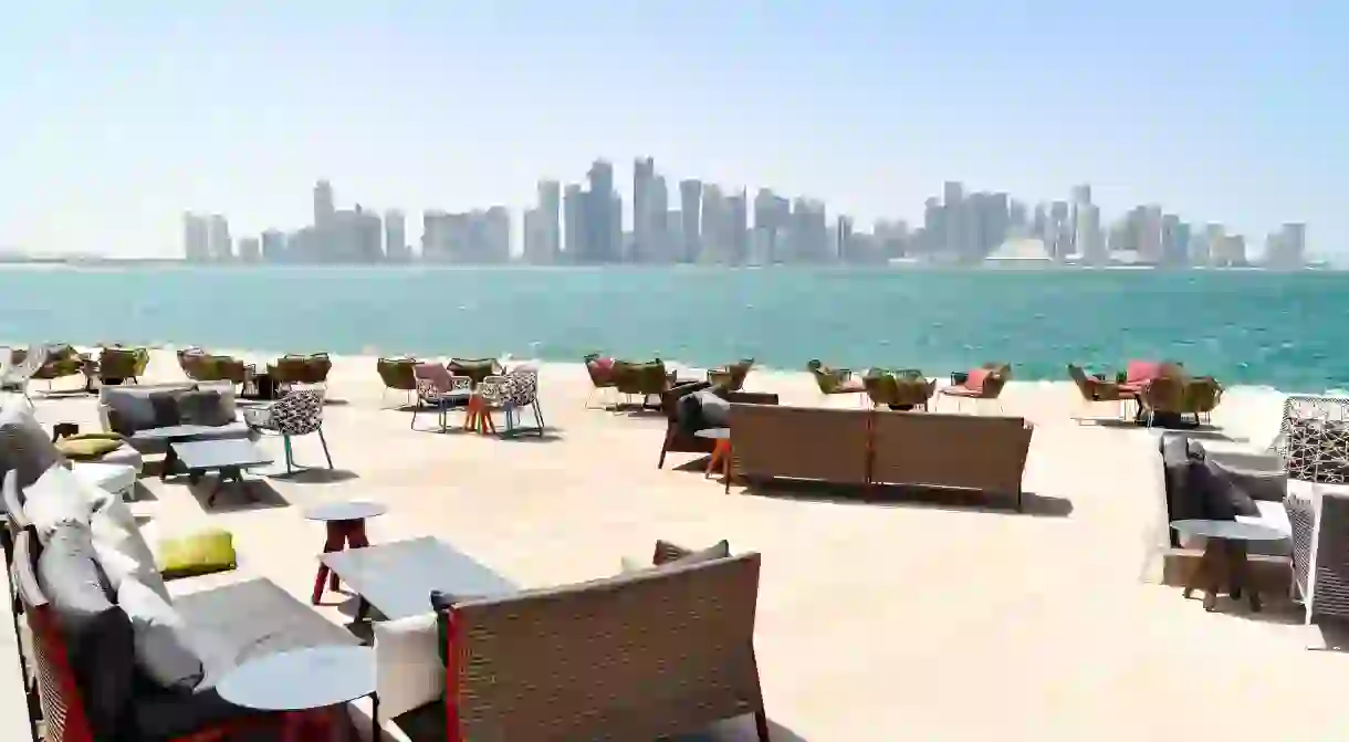 Some cafés in Doha offer guests beautiful views