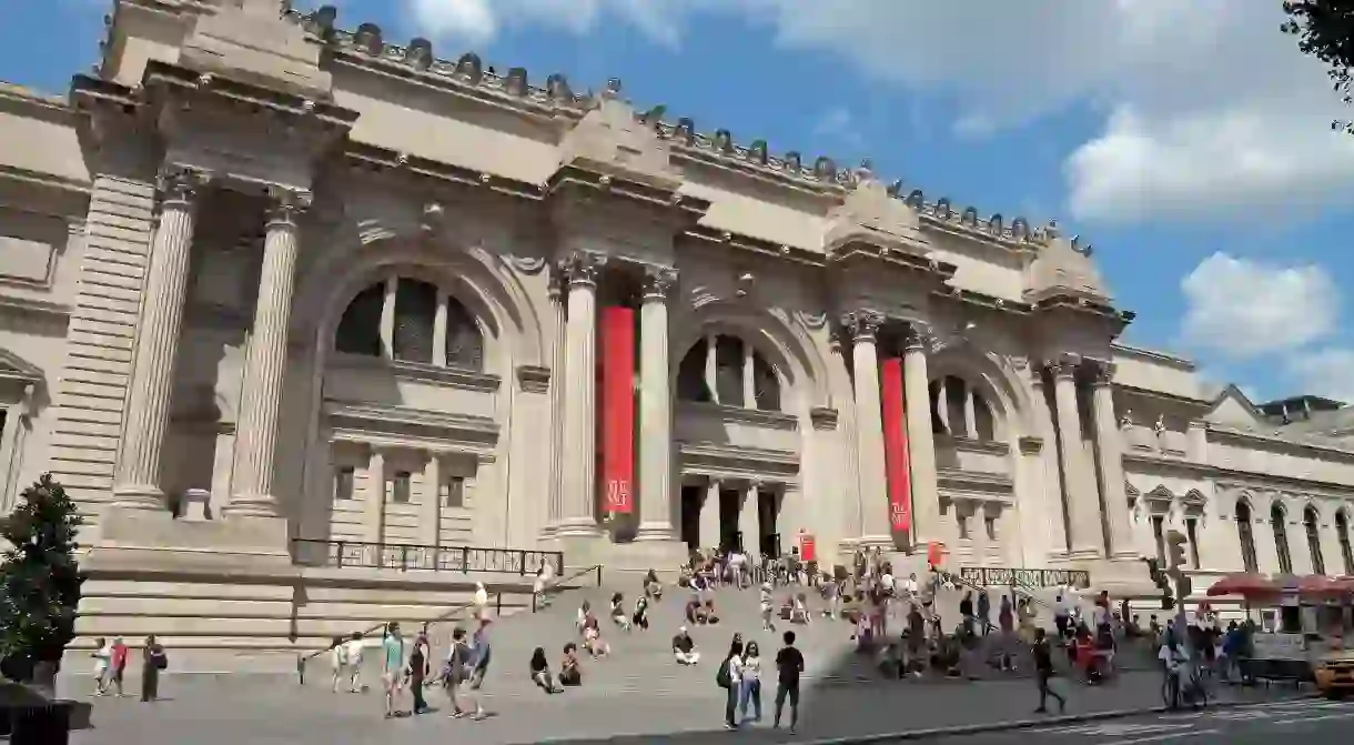 The 5th Avenue entrance to the Metropolitan Museum of Art, Manhattan, New York