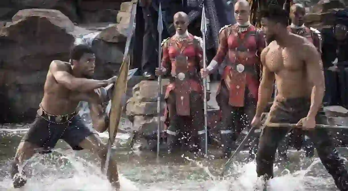 Can you name the country which provided the setting for Black Panther?