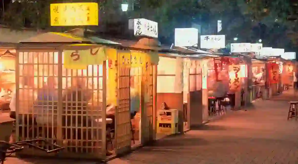 Yatai at Nakasu, Fukuoka