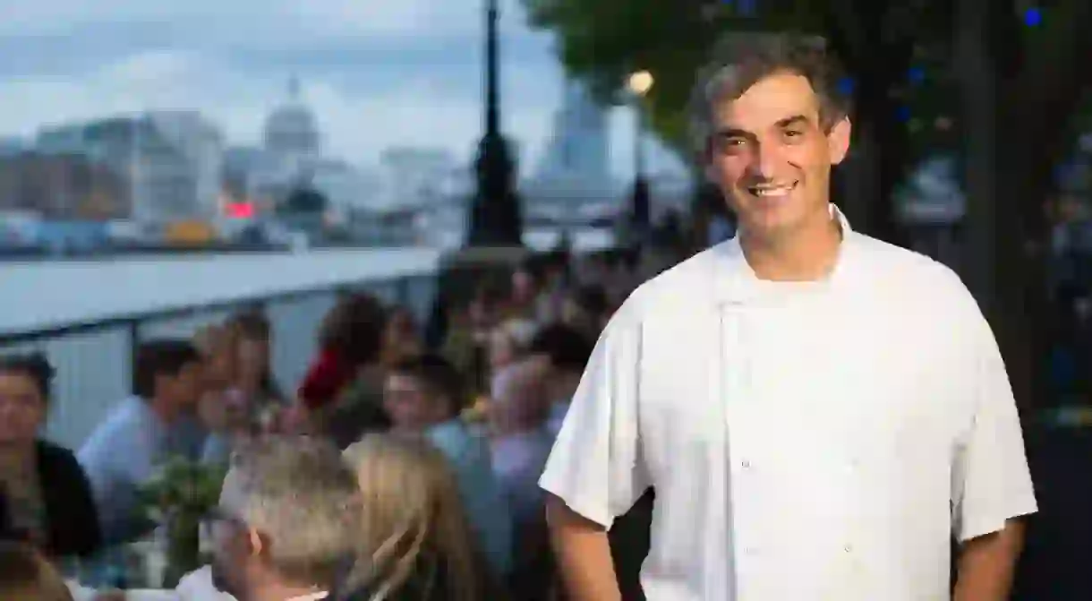 Bruno Loubet on the Southbank, London.