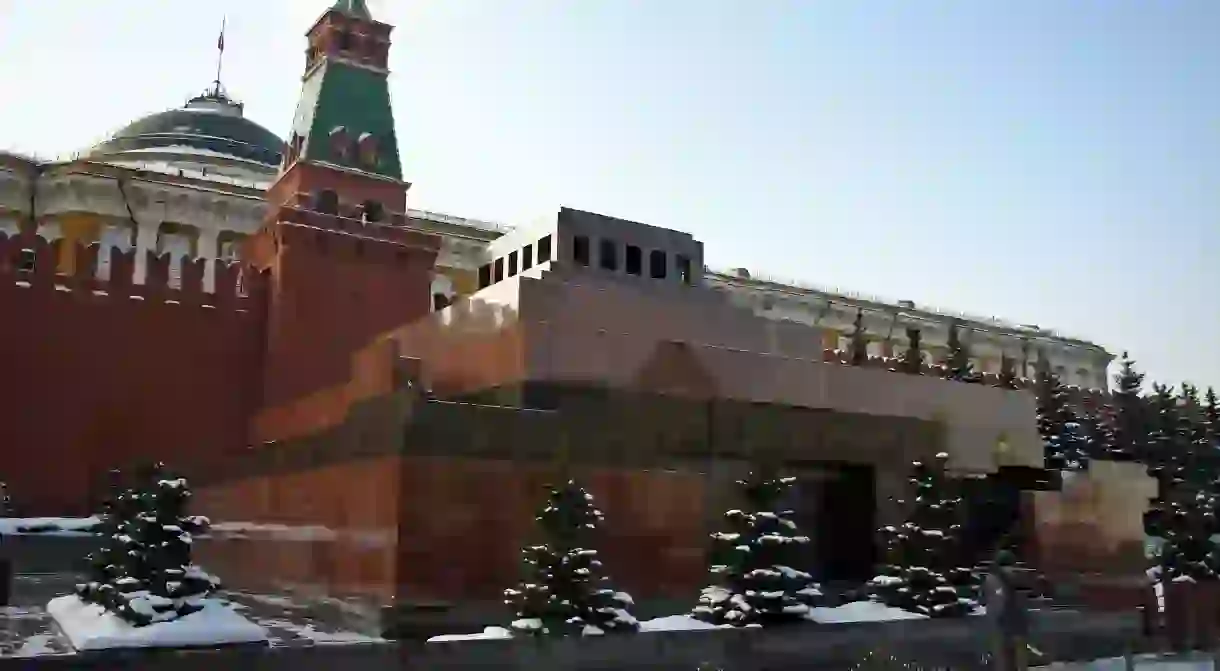 Lenins tomb in Red Square, Moscow