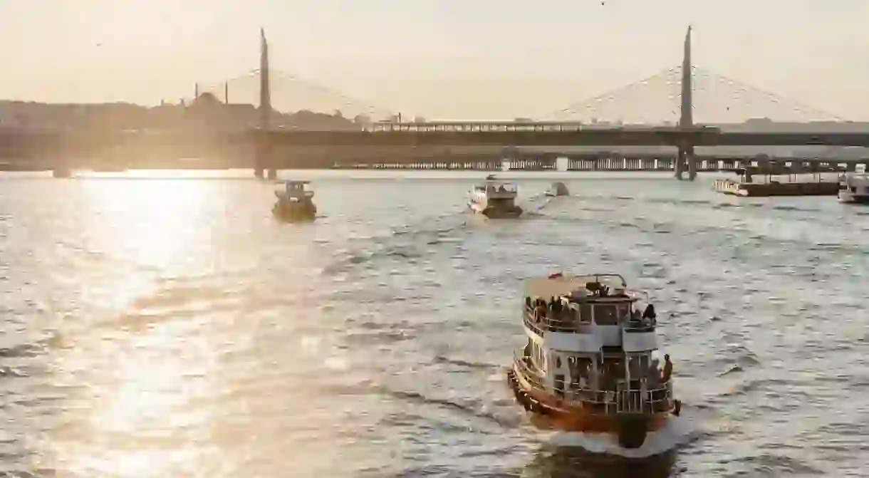 Where East meets West: Istanbul spans Europe and Asia along the Bosphorus