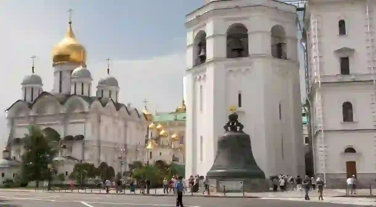 The Archangels Cathedral and Tsar-Bell in Moscow