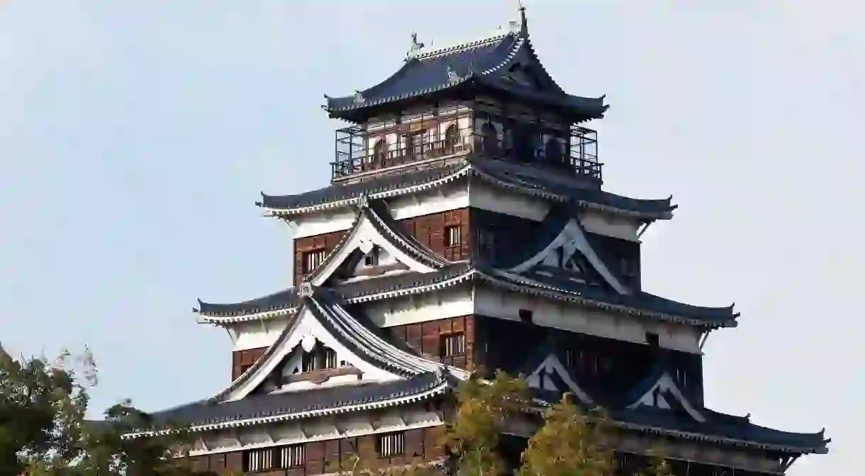 Before it was destroyed by the atomic bomb, Hiroshima Castle was a key military zone