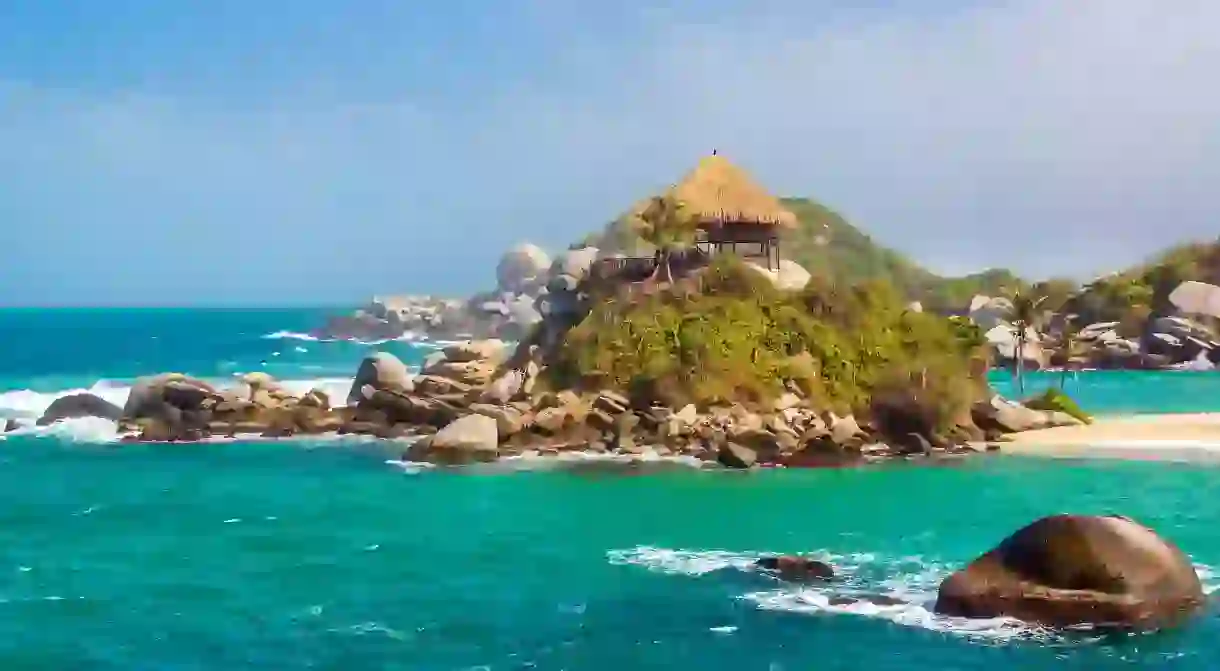 Beach shack at Cabo San Juan del Guia, Tayrona National Park, Colombia