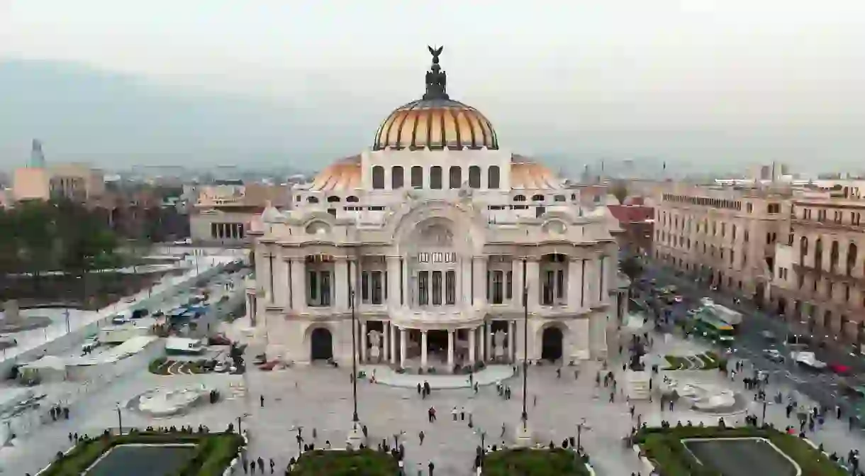 The Palacio de Bellas Artes is one of Mexico City’s most popular destinations