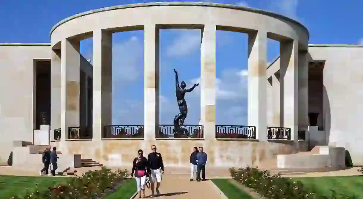 The Normandy American Cemetery and Memorial honours those who died on D-Day during World War II