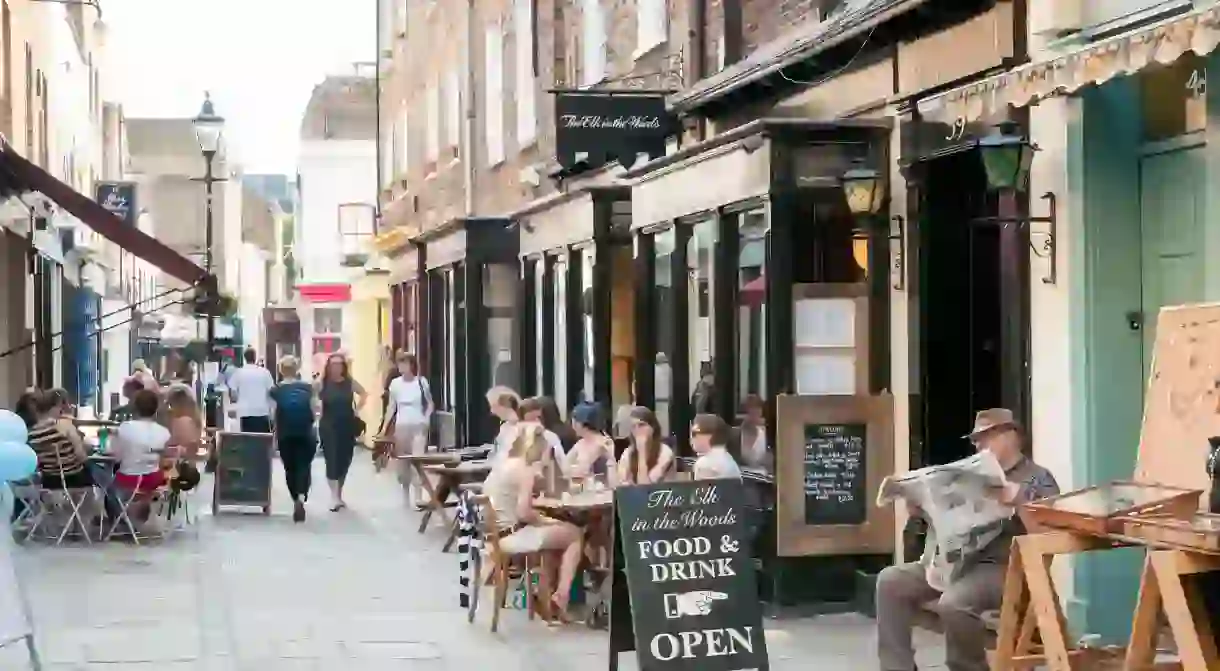 Islington streets like Camden Passage have a quaint, village vibe