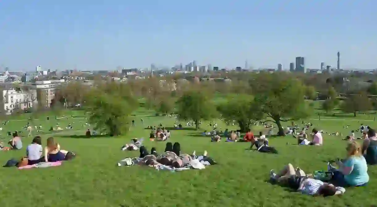 Get the best skyline view of Central London from Primrose Hill