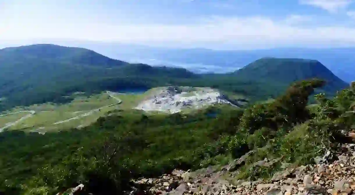 Breathe in the fresh air of the great outdoors on a mountain hike in Kagoshima