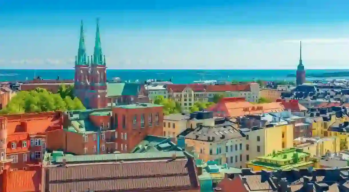 Helsinki is a colourful city on the shores of the Baltic Sea