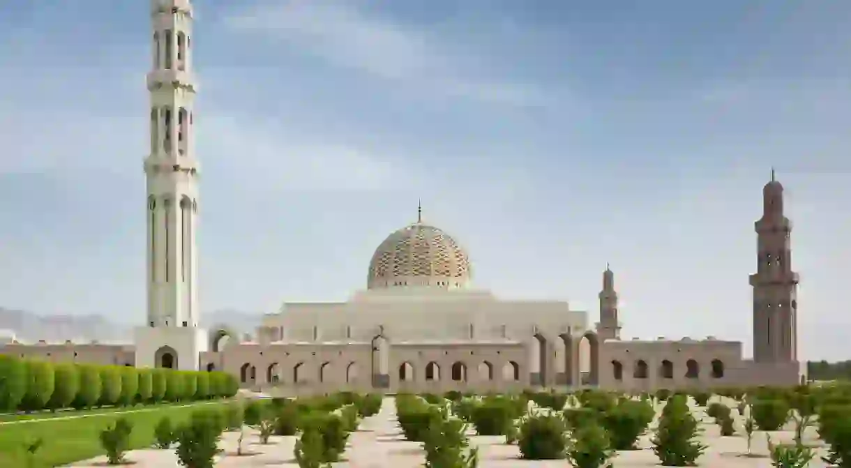 Sultan Qaboos Grand Mosque Masqat Muscat Oman