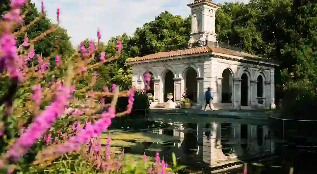 The Italian Gardens at Hyde Park, London, England