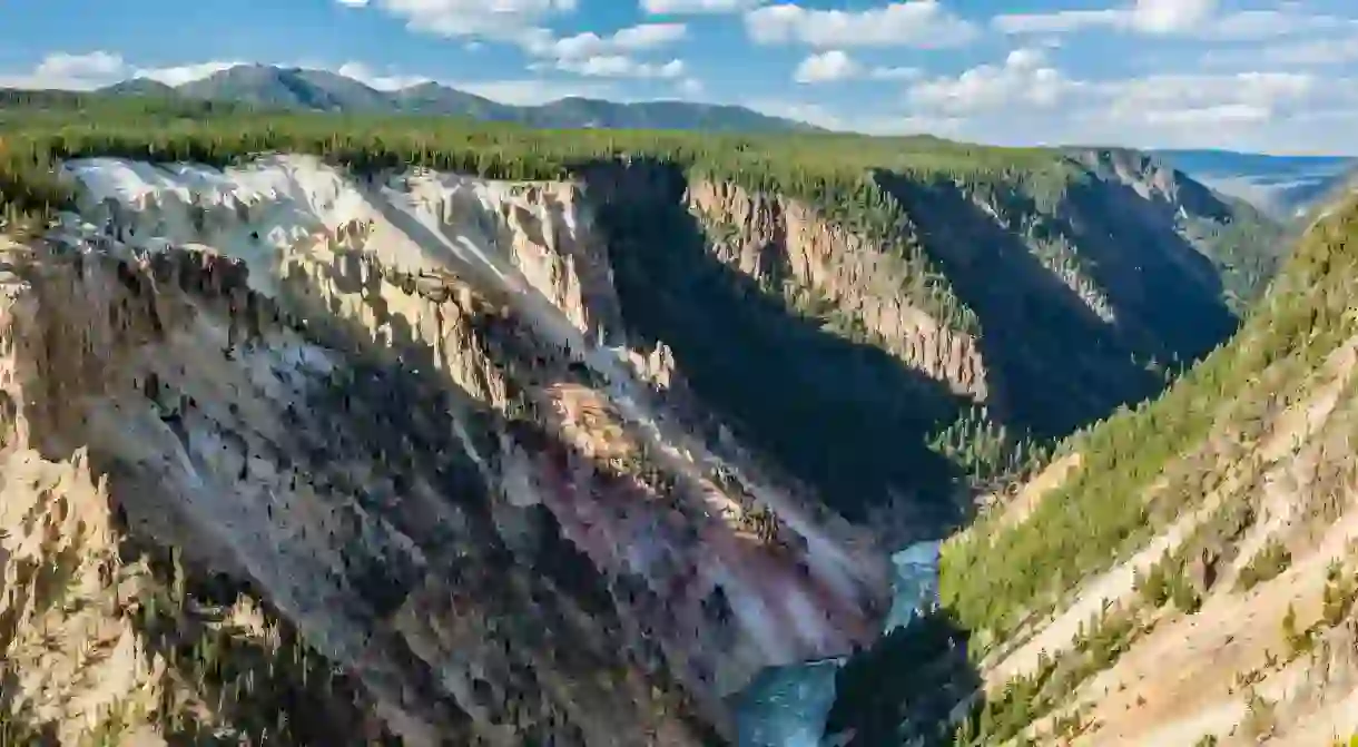 Explore the grand Canyon in Yellowstone National Park from your couch as part of National Parks Week