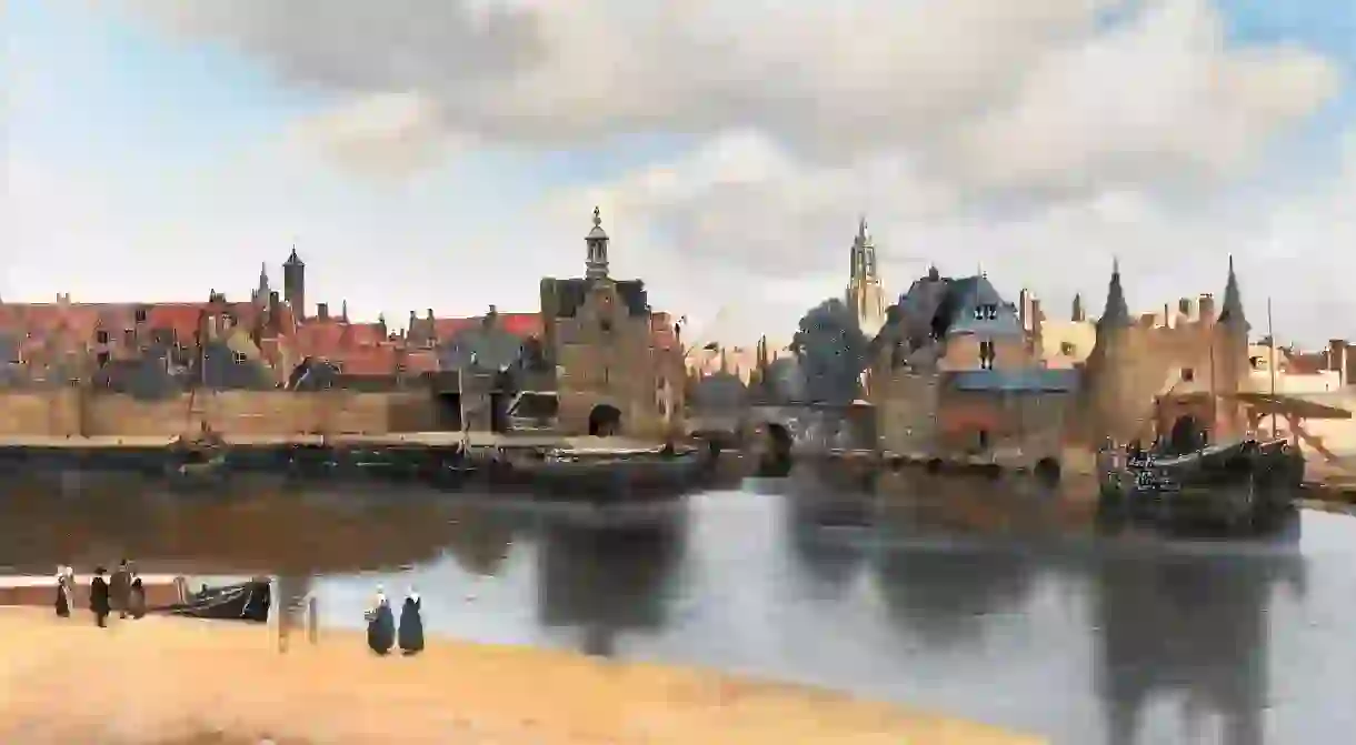 View of Delft by Johannes Vermeer