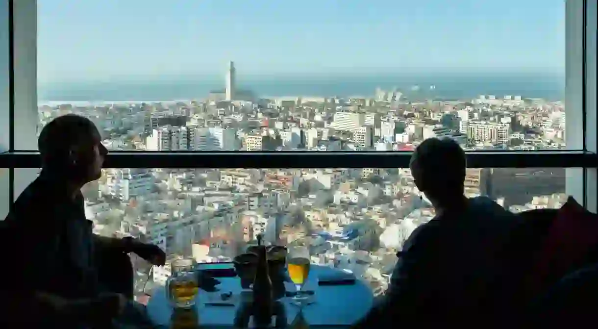 Grab a drink with an incredible view of the city at one of Casablancas sky-high bars