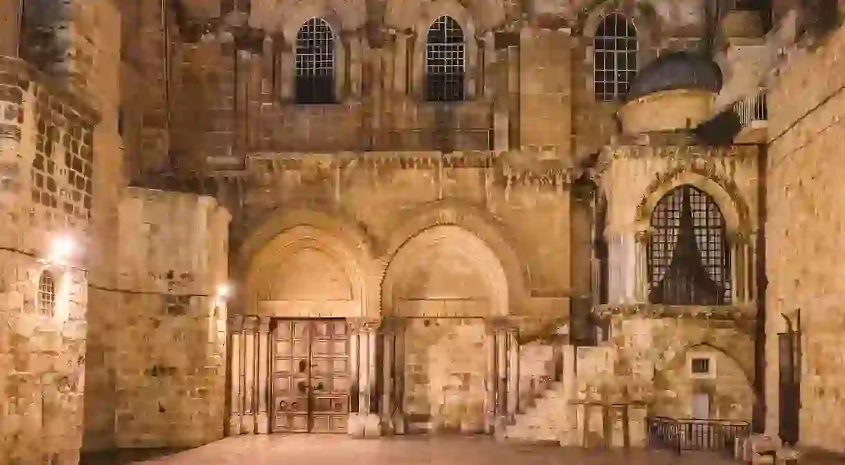 The Church of the Holy Sepulchre in Jerusalem has been closed to the public just before Easter