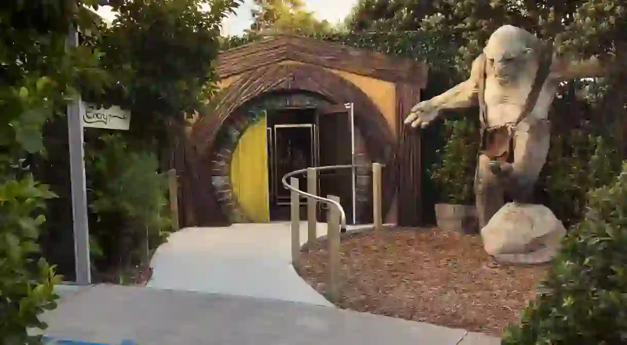 Make your way past the trolls and enter The Shire to discover a world of movie magic in the Weta Cave and Workshop