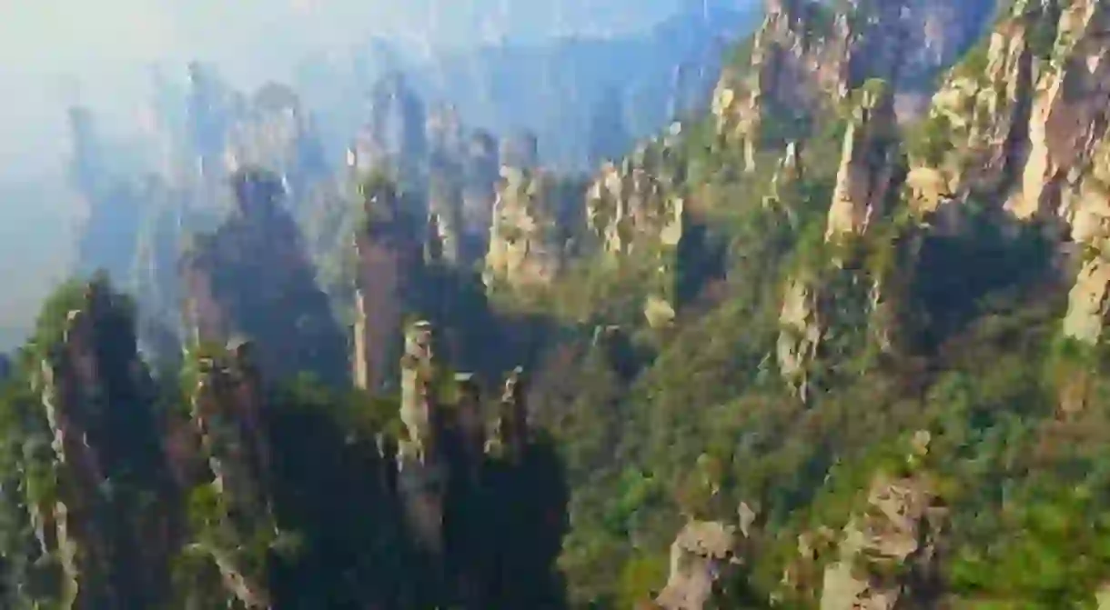 The Wulingyuan Scenic Area is the backdrop in James Camerons epic Avatar