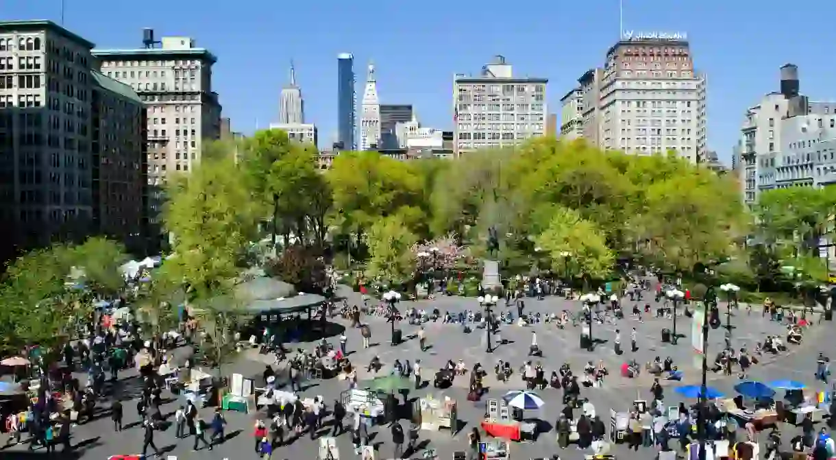 Union Square is a constant hive of activity