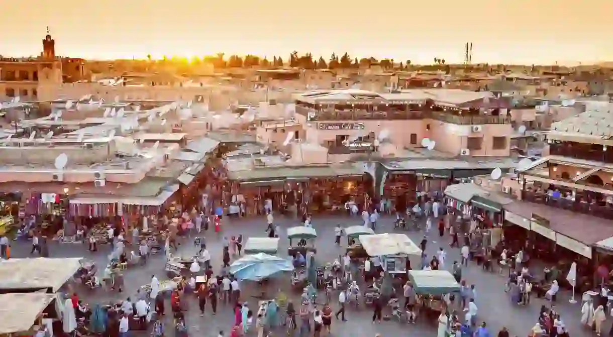 While in Marrakech, you can do lots of sightseeing on foot, keeping your carbon footprint to a minimum