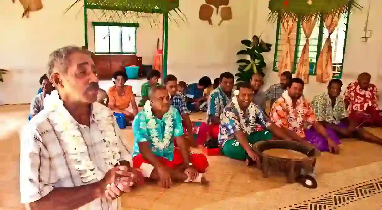 The traditional kava ceremony is an integral part of Fijian village culture