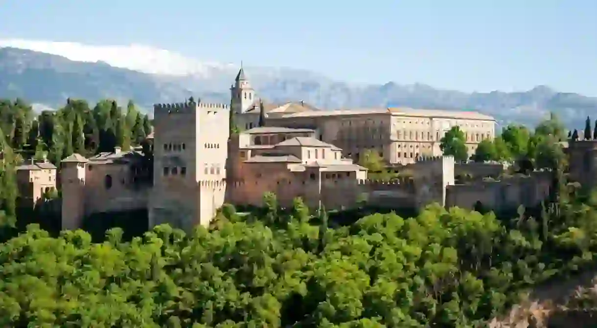 The Alhambra, in Granada, was built by the Moors in the 13th century