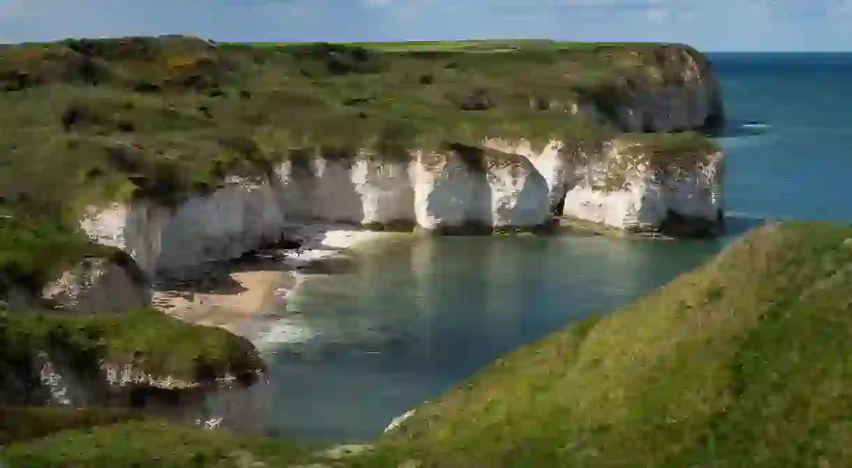 Selwicks Bay in East Yorkshire is home to the legendary Robin Lythe Cave