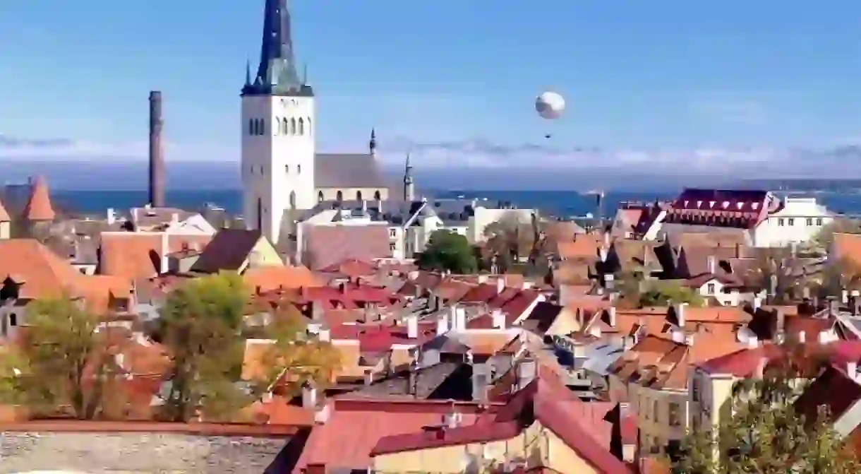 View over Tallinn, Estonia.