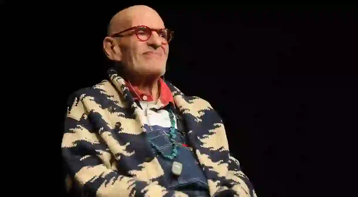 Playwright and activist Larry Kramer, pictured in 2016 in New York City