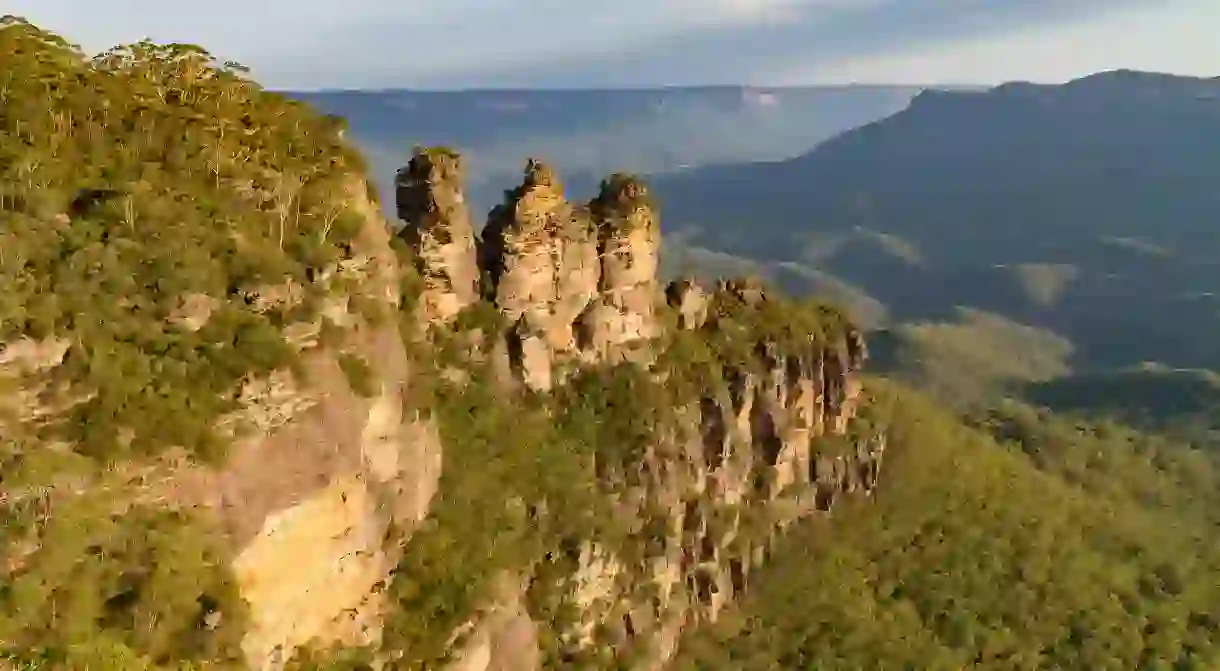 See the Three Sisters, in the Blue Mountains, on an excursion from Sydney