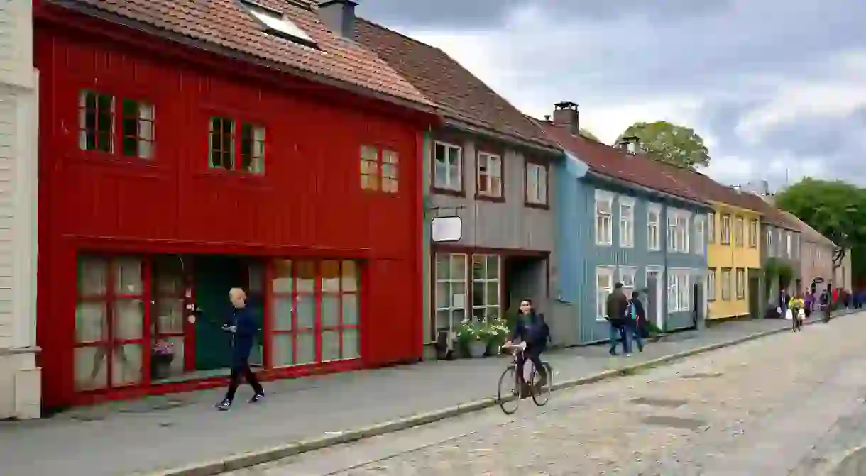 With quiet streets and bicycle lanes everywhere, Trondheim has been called the most cyclist-friendly city in Norway