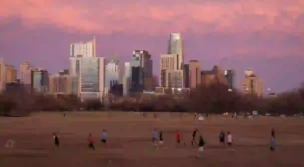 The Zilker Park is perfect for outdoor actives in Austin