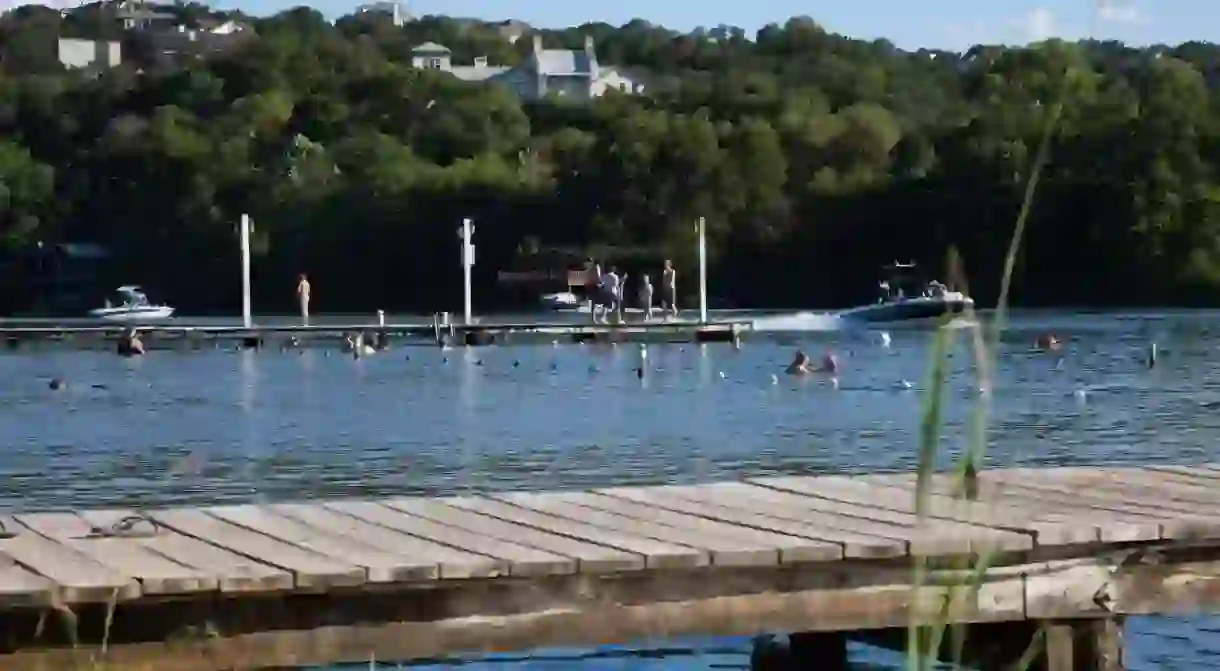 Cool off at one of Austins lakeside spots in the summer