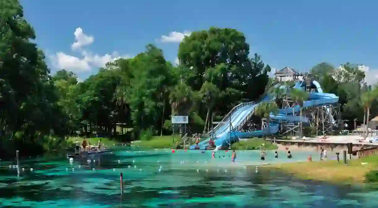 Kids will love gliding down the slides at Weeki Wachee Springs State Park in Orlando