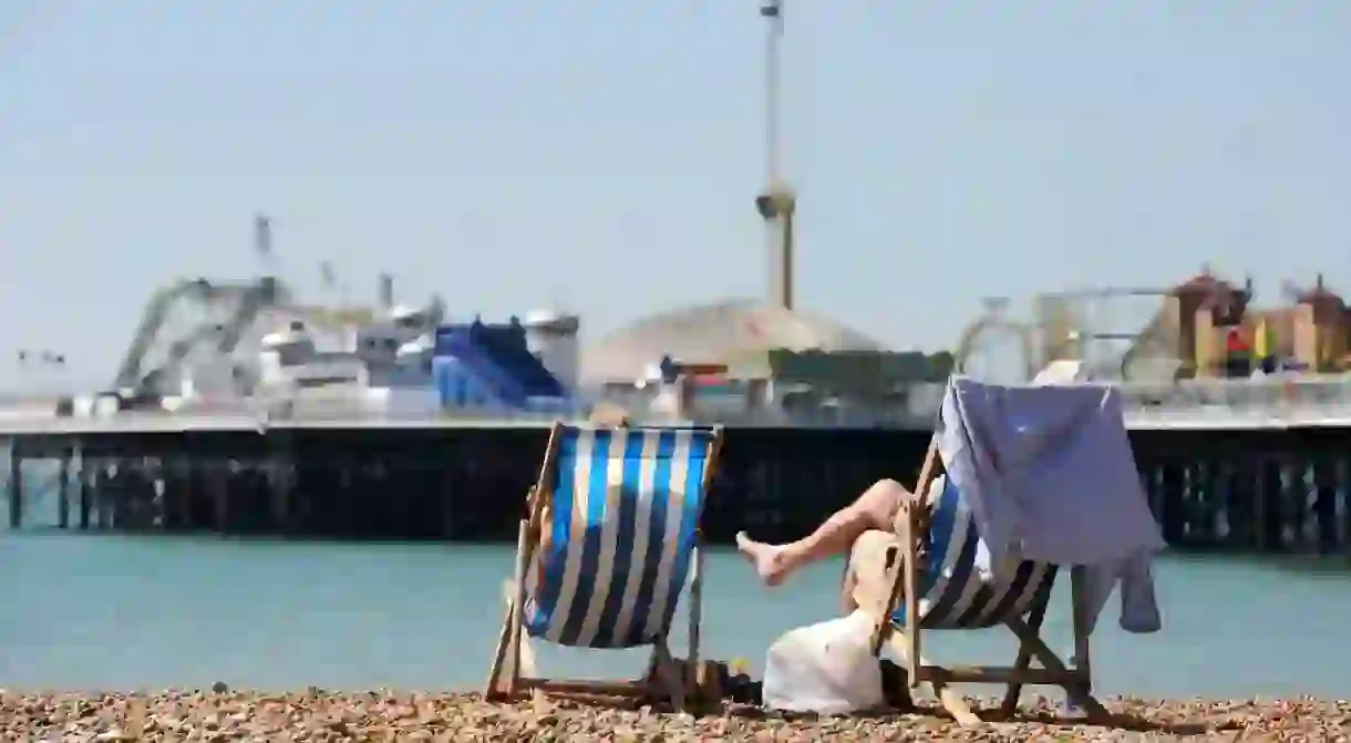 Brighton beach – the easing of lockdown means you can travel further afield within England