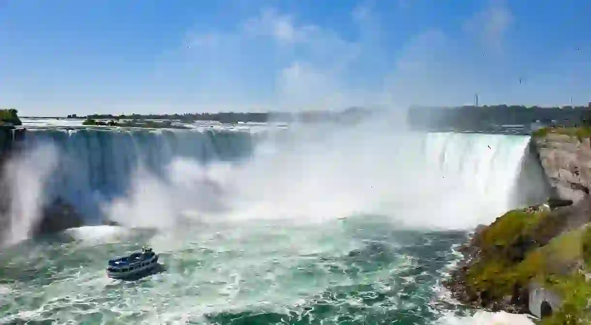 Its possible to visit the majestic Niagara Falls on a day trip from New York City