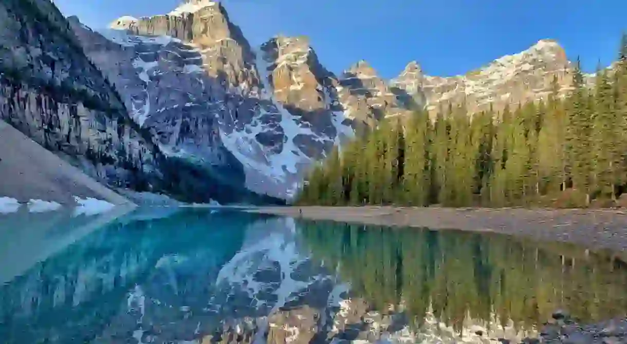 Moraine Lake in Alberta Canada