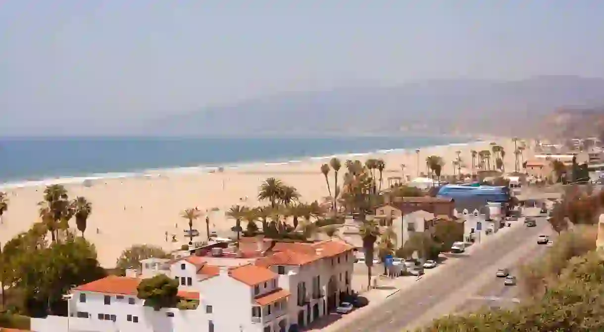 Stay steps away from the sand in Santa Monica