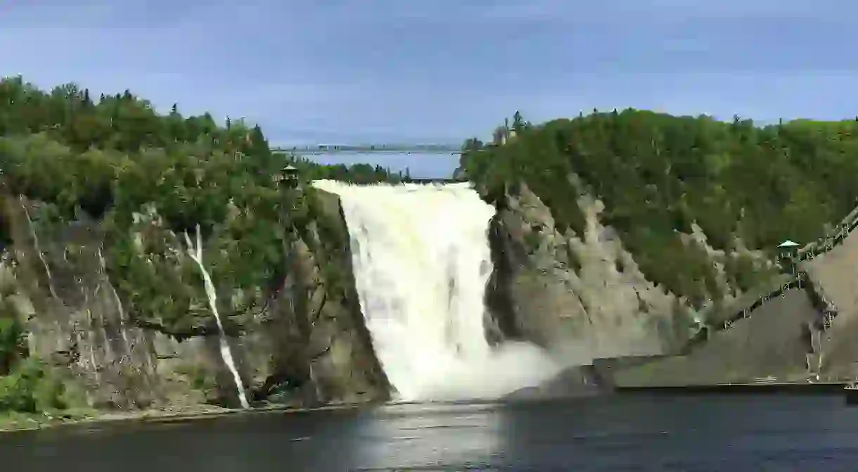 Experience the sheer power of mother nature on a day trip to Montmorency Falls