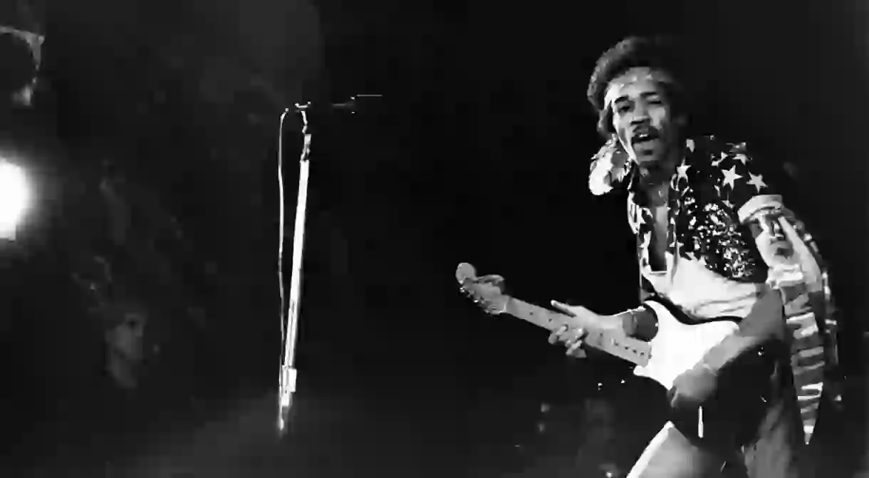 Jimi Hendrix spent the final years of his young life in London