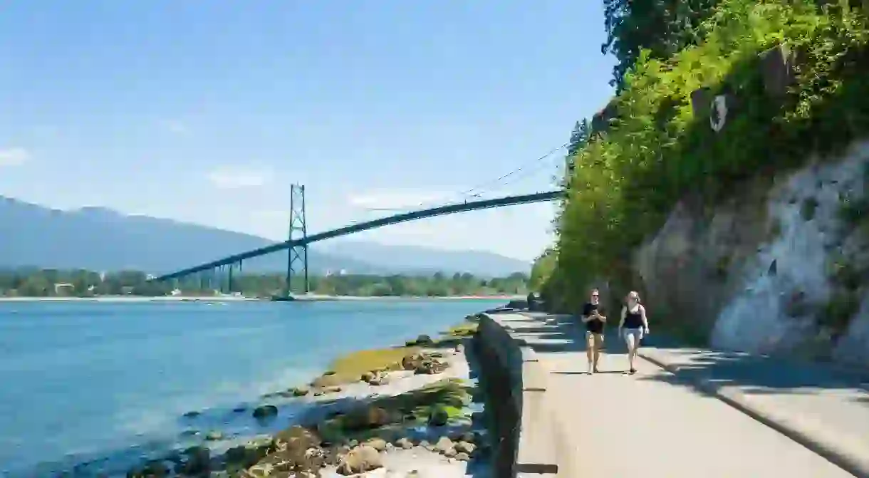 A walk along the Vancouver Seawall is one of the top outdoor activities in Vancouver