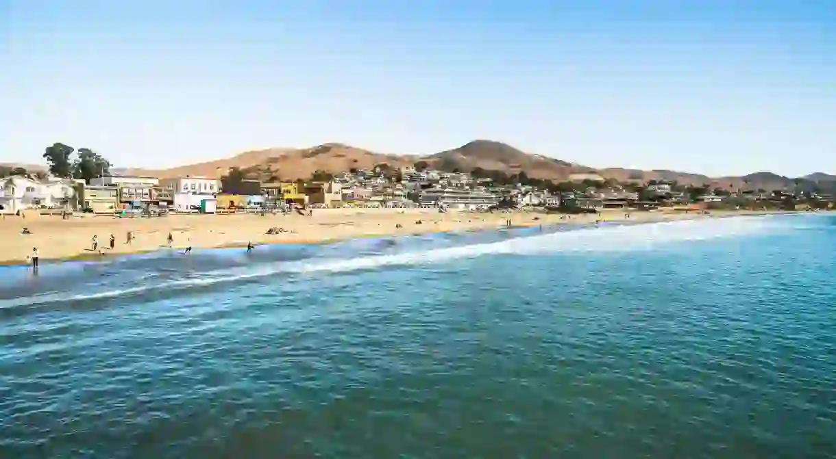 Cayucos State Beach is the perfect spot for swimming and surfing