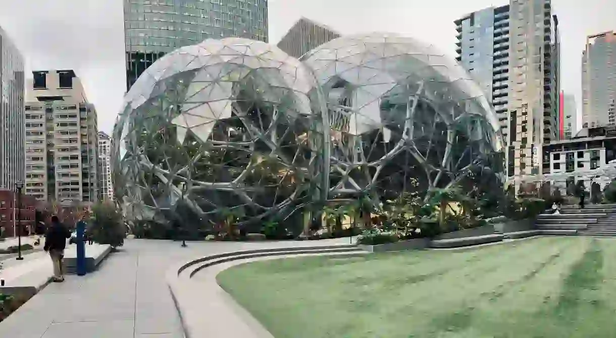 The Spheres are part of the Amazon company and offer weekend tours