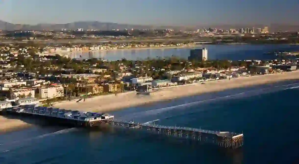 Pacific Beach is one of several popular beaches in and around San Diego