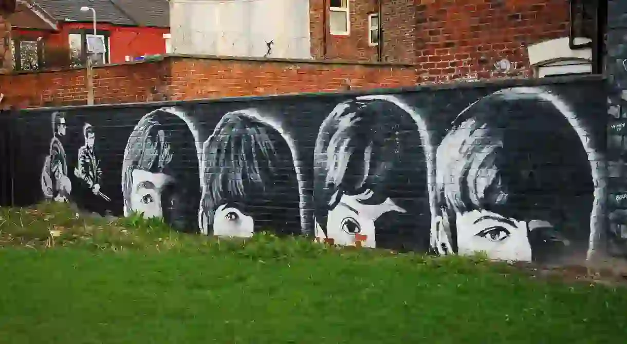 Street art depicting the Beatles is unsurprisingly common in Liverpool